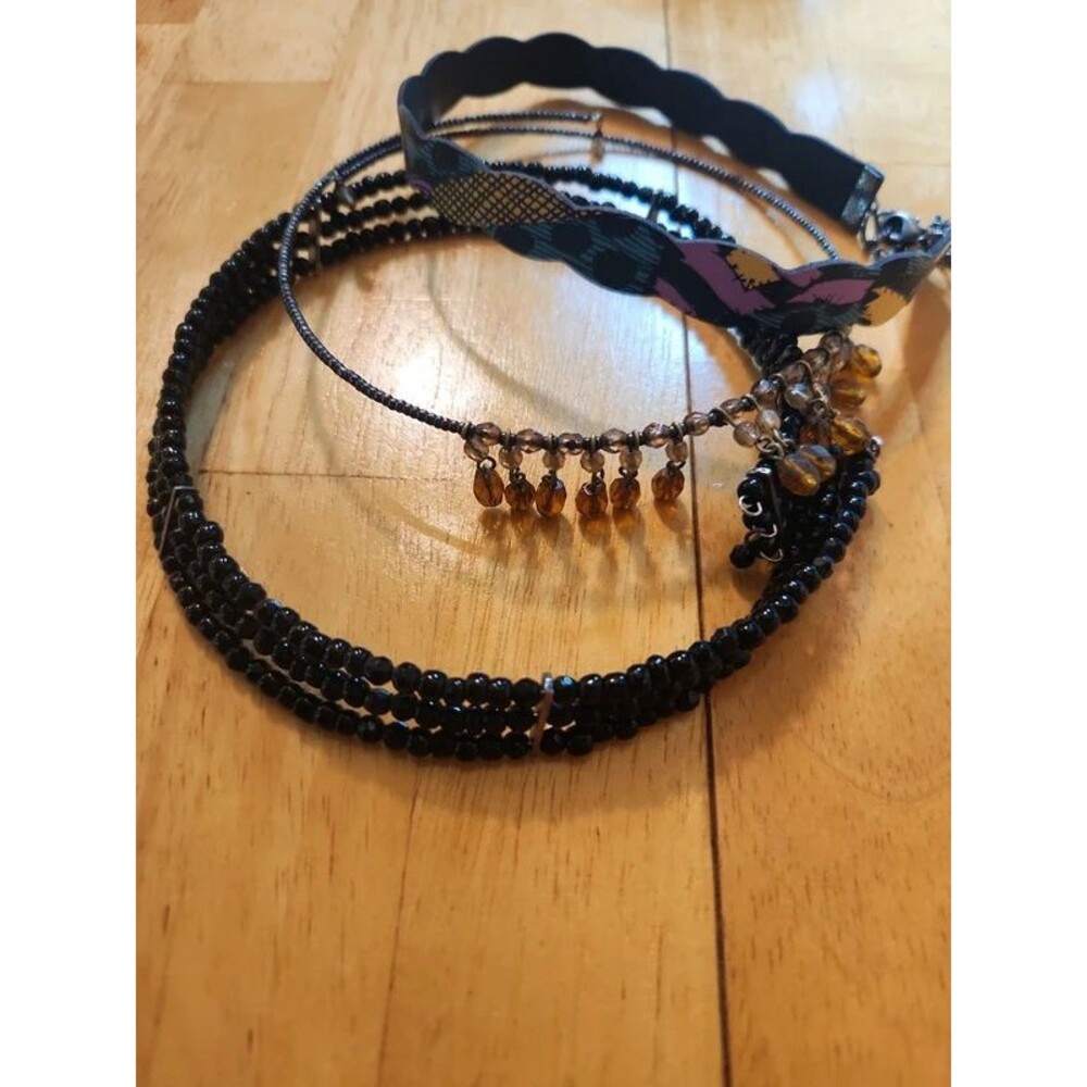 Three Choker Style Necklaces